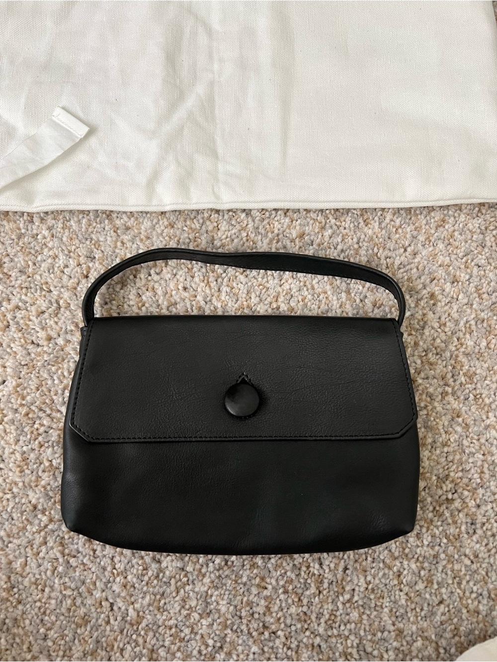Tte Row Sally Bag Black Leather Handbag